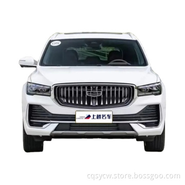 2.0T Geely 2021 Xingyue L Tugella SUV Gasoline Car LED Camera Multi-function Automatic Sunroof Aluminium Alloy 12 Leather Dark